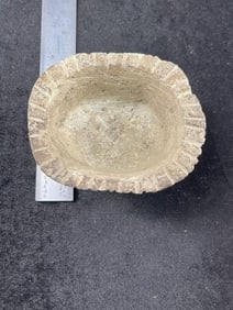 2 & 1/4" Stone Bowl Indian Artifact Arrowhead