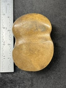 4" Grooved Axe Indian Artifact Arrowhead