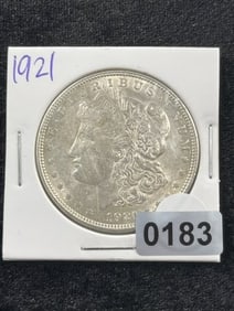 1921 Morgan Silver Dollar Coin