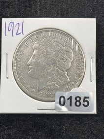 1921 Morgan Silver Dollar Coin