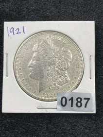 1921 Morgan Silver Dollar Coin