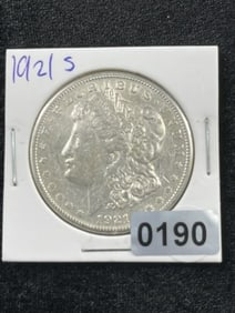 1921 S Morgan Silver Dollar Coin