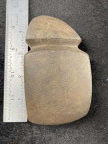 4 & 1/4" Grooved Axe Indian Artifact Arrowhead