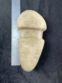 6 & 1/4" Grooved Axe Indian Artifact Arrowhead