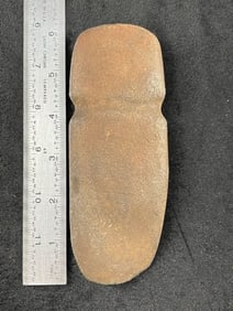 6" Grooved Axe Indian Artifact Arrowhead