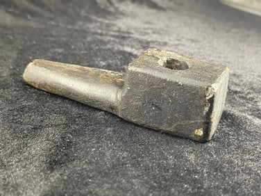 4 & 1/2" Stone Pipe Indian Artifact Arrowhead