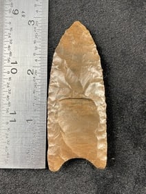 3 & 3/16" Clovis Indian Artifact Arrowhead