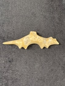 3 & 3/4" Polished Flint unknown animal Effigy Indian Artifact Arrowhead