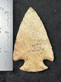 3 & 1/4" Snyders Indian Artifact Arrowhead