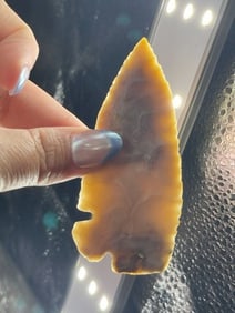 3 & 5/8" Texas Cornertang Indian Artifact Arrowhead