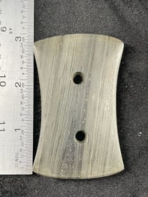 3" Slate Gorget from the Missouri Collection Indian Artifact Arrowhead