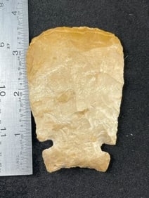 3 & 1/2" Chipped Hoe from the Illinois Collection Indian Artifact Arrowhead