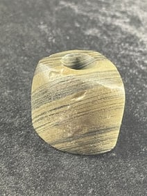 1 & 1/2" Slate Bannerstone from the Ohio Collection Indian Artifact Arrowhead