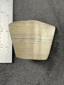 2 & 1/2" Slate Bannerstone from the Missouri Collection Indian Artifact Arrowhead