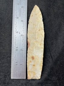 5 & 1/8" Agate Basin Indian Artifact Arrowhead