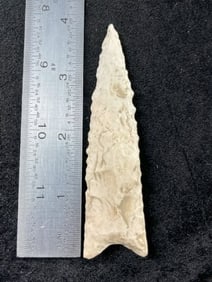 3 & 15/16" Dalton Indian Artifact Arrowhead