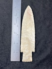 6 & 3/8" Hardin Indian Artifact Arrowhead