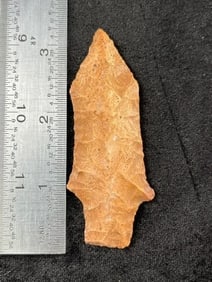 3 & 1/8" Afton Indian Artifact Arrowhead