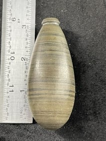 3 & 1/4" Slate Plumett Indian Artifact Arrowhead