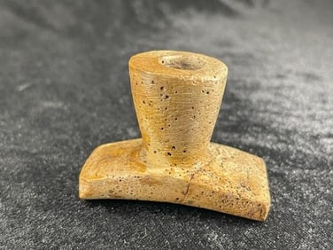 2 & 1/8" Hopewell Pipe Indian Artifact Arrowhead