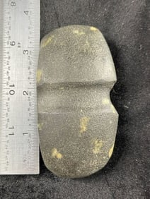 3 & 1/2" Double Bit Grooved Axe Indian Artifact Arrowhead