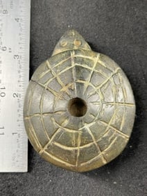 3 & 5/8" Turtle Effigy Stone Pipe Indian Artifact Arrowhead