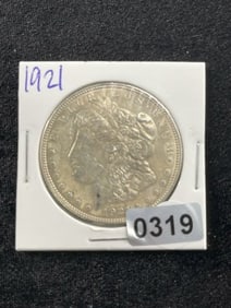 1921 Morgan Silver Dollar Coin