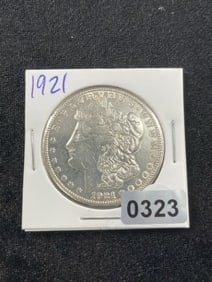 1921 Morgan Silver Dollar Coin