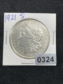 1921 S Morgan Silver Dollar Coin