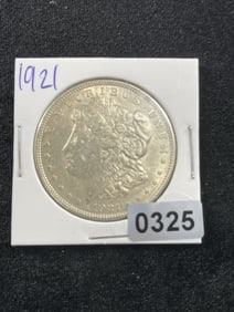 1921 Morgan Silver Dollar Coin