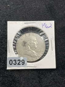 1962 Franklin Half Dollar Silver Coin