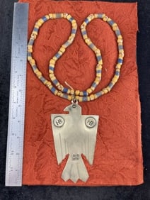 Hudson Bay Trade Pendant with Trade Bead Necklace Riker Frame IS Included