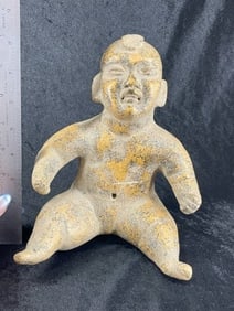 Pre-Columbian Human Effigy Pottery Indian Artifact Arrowhead