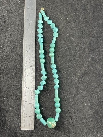 Trade Bead Necklace: KEY WORDS: INDIAN ARTIFACT ARTIFACTS ARROWHEAD ARROWHEADS NATIVE AMERICAN MISSISSIPPIAN QUAPAW CADDO POTTERY COINS MORGAN DOLLAR PEACE DOLLAR SILVER COINS Arkansas. Now taking in consignments for pre-