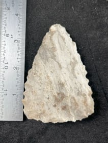 3 & 1/2" Chipped Blade Indian Artifact Arrowhead