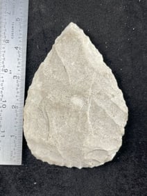 4 & 7/8" Chipped Blade Indian Artifact Arrowhead