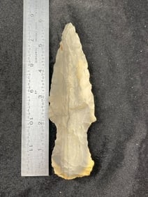5 & 3/4" Chipped Knife Indian Artifact Arrowhead
