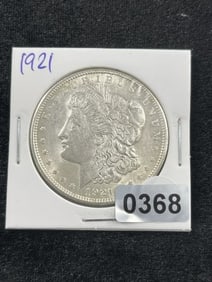 1921 Morgan Silver Dollar Coin