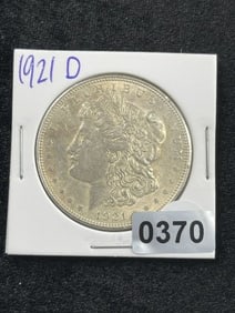 1921 D Morgan Silver Dollar Coin