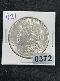 1921 Morgan Silver Dollar Coin