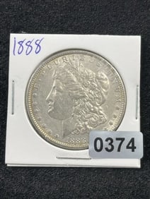 1888 Morgan Silver Dollar Coin
