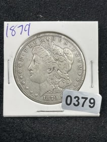1879 Morgan Silver Dollar Coin