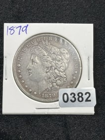 1879 Morgan Silver Dollar Coin