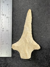 3 & 11/16" Drill Indian Artifact Arrowhead
