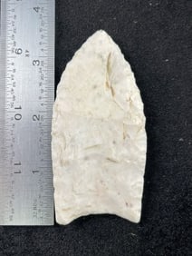 3 & 5/8" Clovis Indian Artifact Arrowhead
