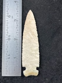 3 & 1/2" Graham Cave Indian Artifact Arrowhead
