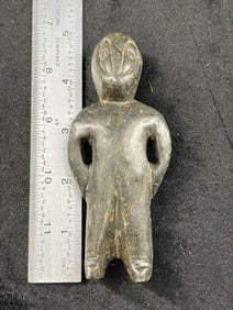 4 & 3/4" Human Effigy Stone Indian Artifact Arrowhead