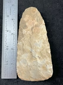 5" Chipped Celt Indian Artifact Arrowhead