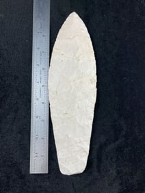 9 & 1/2" Chipped Blade Indian Artifact Arrowhead