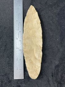 7 & 3/8" Chipped Blade Indian Artifact Arrowhead